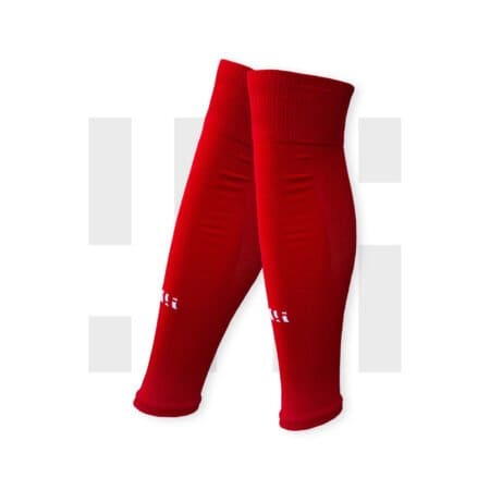 Pair of red leg sleeves by Grip Star Socks.