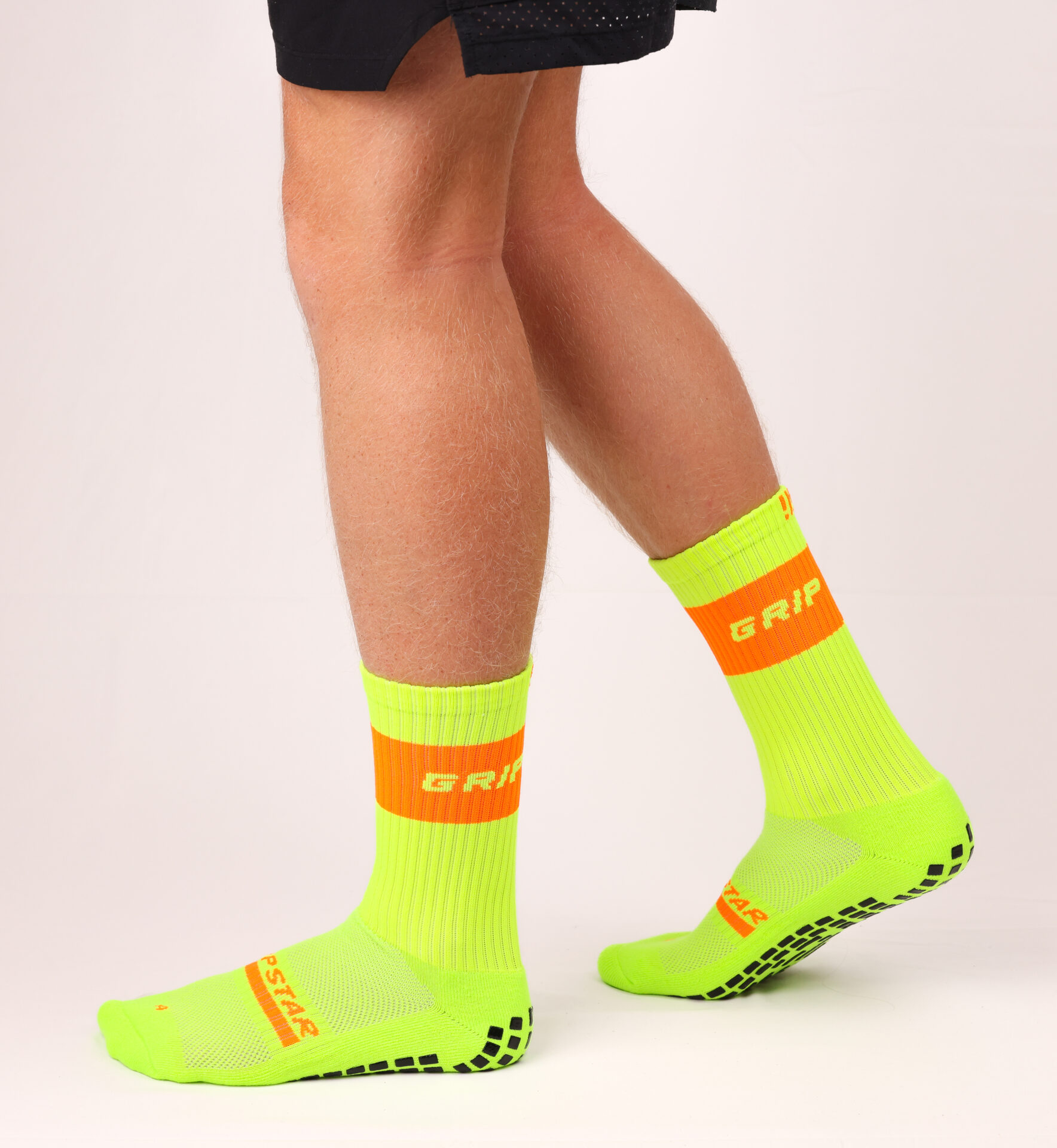 6x Pairs HI VIS SOCKS Workwear Work Safety Tradie High Visibility Fluro - Yellow - 11-14 main image 1
